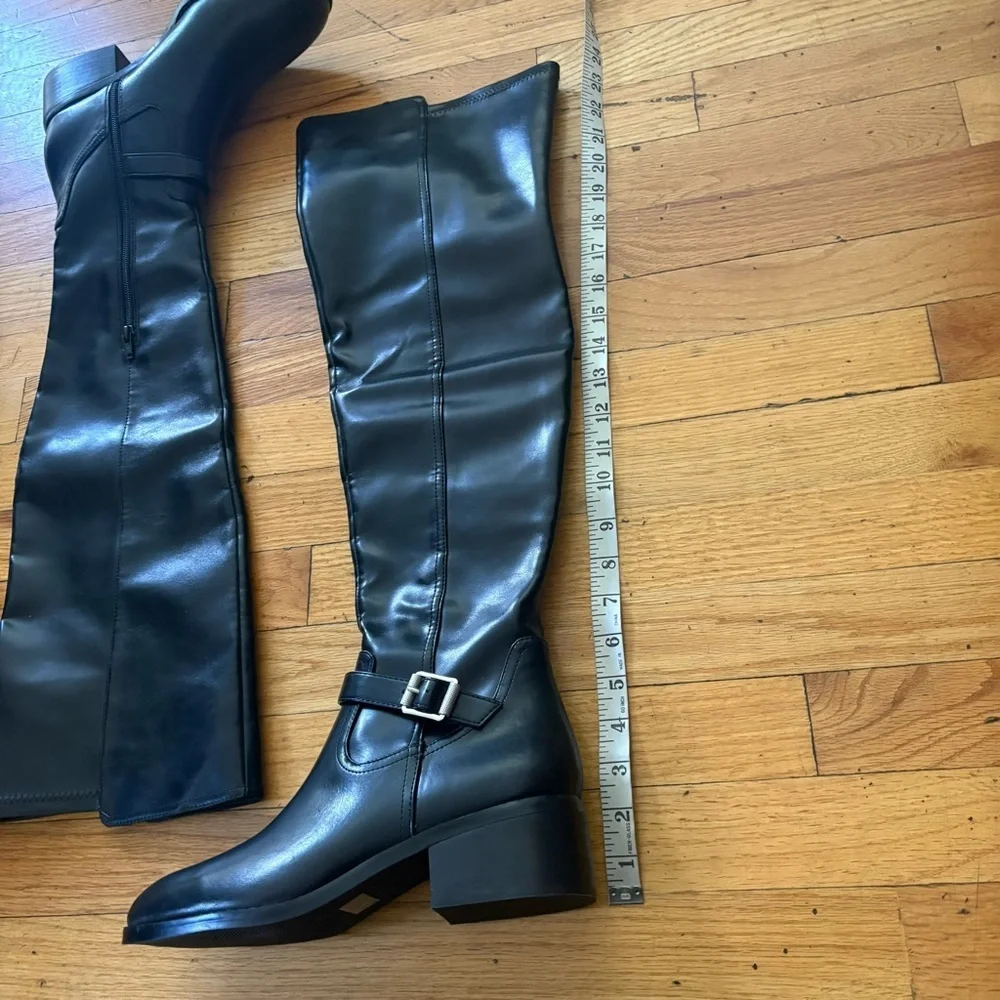 Dolce Vita Black Over The Knee Boots Size 9